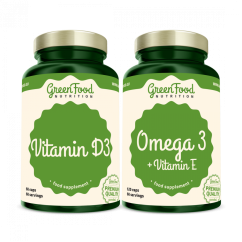 Omega 3 120 Kapseln + Vitamin D3 60 Kapseln