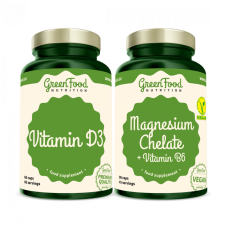 Magnesiumchelat + Vitamin B6 90 Kapseln + Vitamin D3 60 Kapseln
