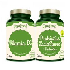 Probiotika LactoSpore® + Prebiotics 60 Kapseln + Vitamin D3 60 Kapseln