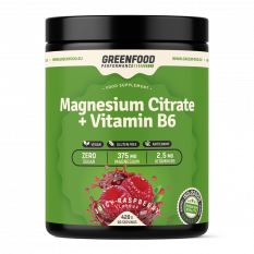 GreenFood Nutrition Performance Magnesium Citrate + Vitamin B6 420g