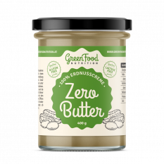 GreenFood Nutrition Zero Butter 100% Erdnusscreme 400g