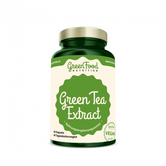 GreenFood Nutrition Grüner Tee Extrakt 60 Kapseln