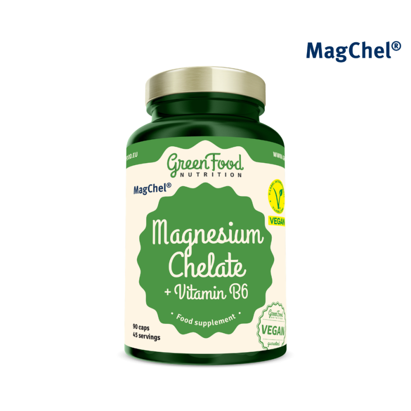 Magnesium-Chelat + Vitamin B6 90 Kapseln