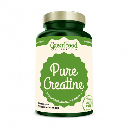 GreenFood Nutrition Pure Creatine 120 Kapseln