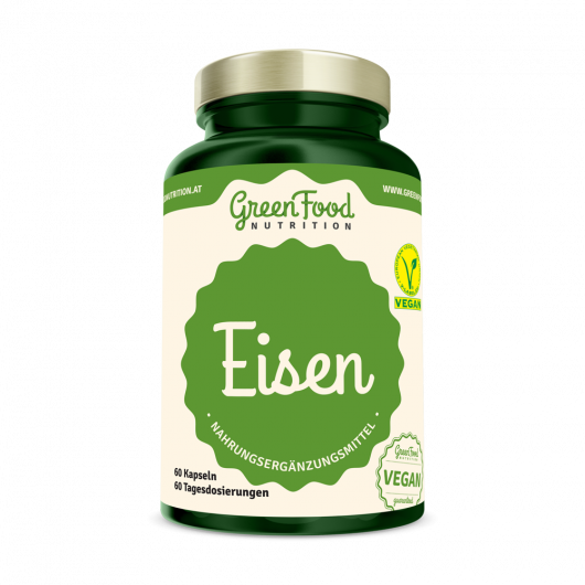 GreenFood Nutrition Eisen 60 Kapseln