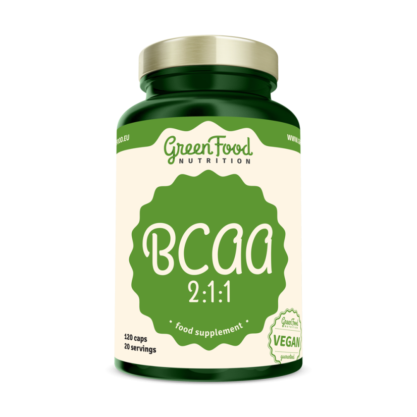 GreenFood Nutrition BCAA 2:1:1 120 Kapseln