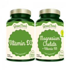 Magnesium Chelate + Vitamin B6 90 Kapseln + Vitamin D3 60 Kapseln