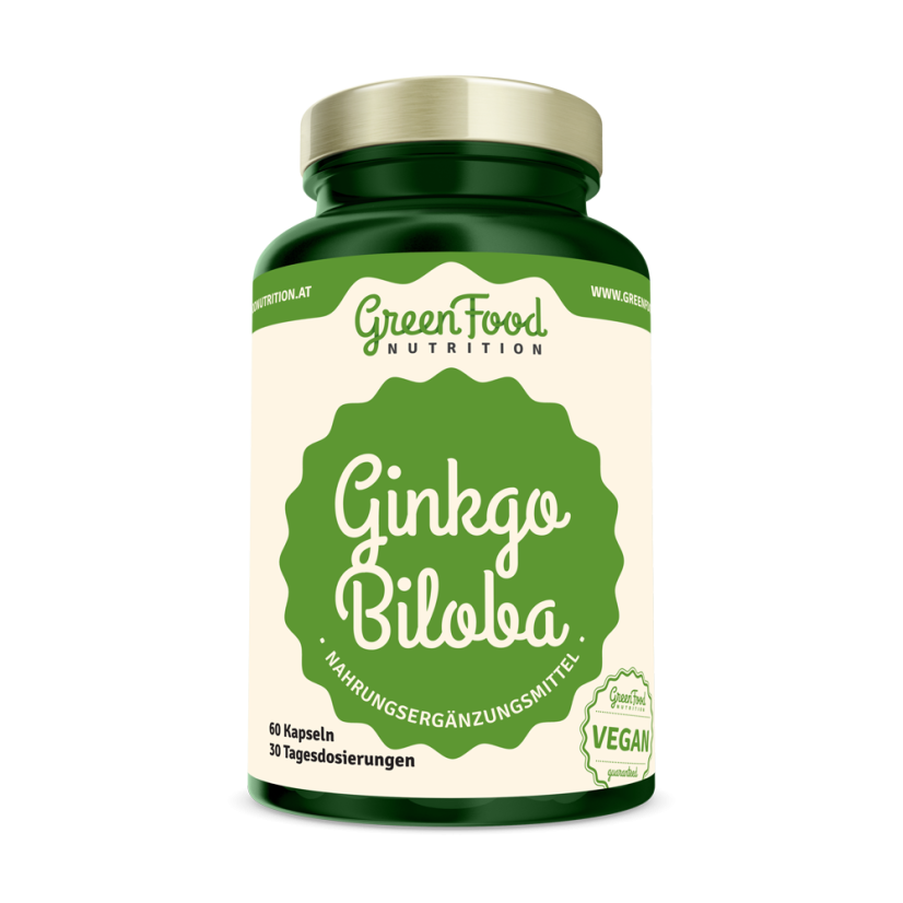 GreenFood Nutrition Ginkgo Biloba 60 Kapseln