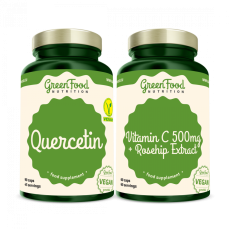 Quercetin 90 Kapseln + Vitamin C 500mg 60 Kapseln