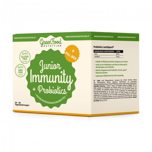 GreenFood Nutrition Junior Immunity & Probiotika + PillBox