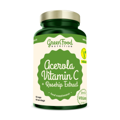 Acerola Vitamin C + Hagebutten Extrakt 60 Kapseln