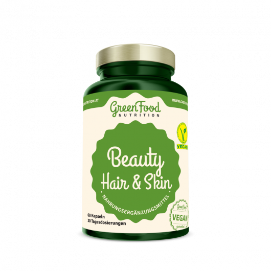 GreenFood Nutrition Beauty Hair & Skin 60 Kapseln