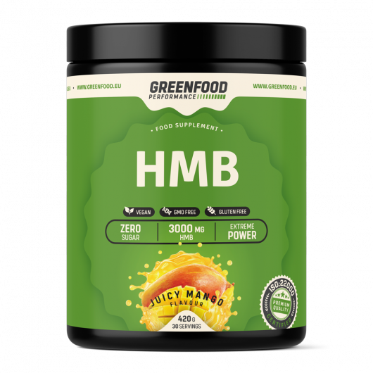 GreenFood Nutrition Performance HMB 420g - Geschmackssorte: Juicy Tangerine